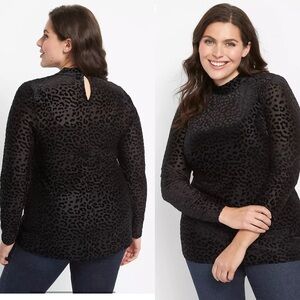 Lane Bryant Long Sleeve Animal Print
